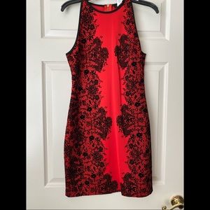 Black & Red Short Dress